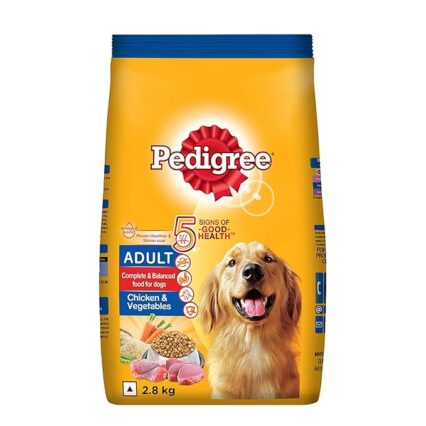 Pedigree Adult Dry Dog Food, Chicken & Vegetables, 2.8 kg